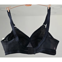 VINTAGE *NEW* 1960's Carnival Women's Black Lace Bullet Bra Size 36 B