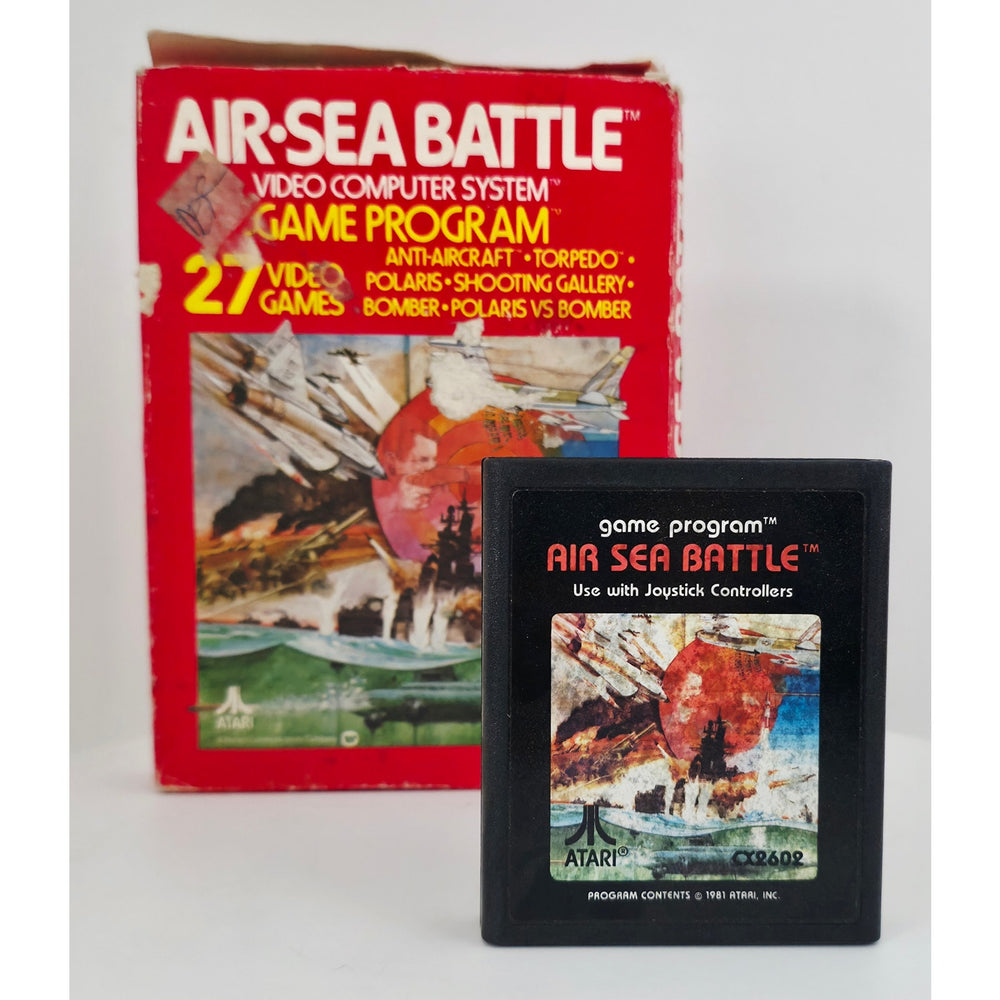Atari 1978 AIR SEA BATTLE Video Game NOS Open Box with Wear Unsold Dealer Stock