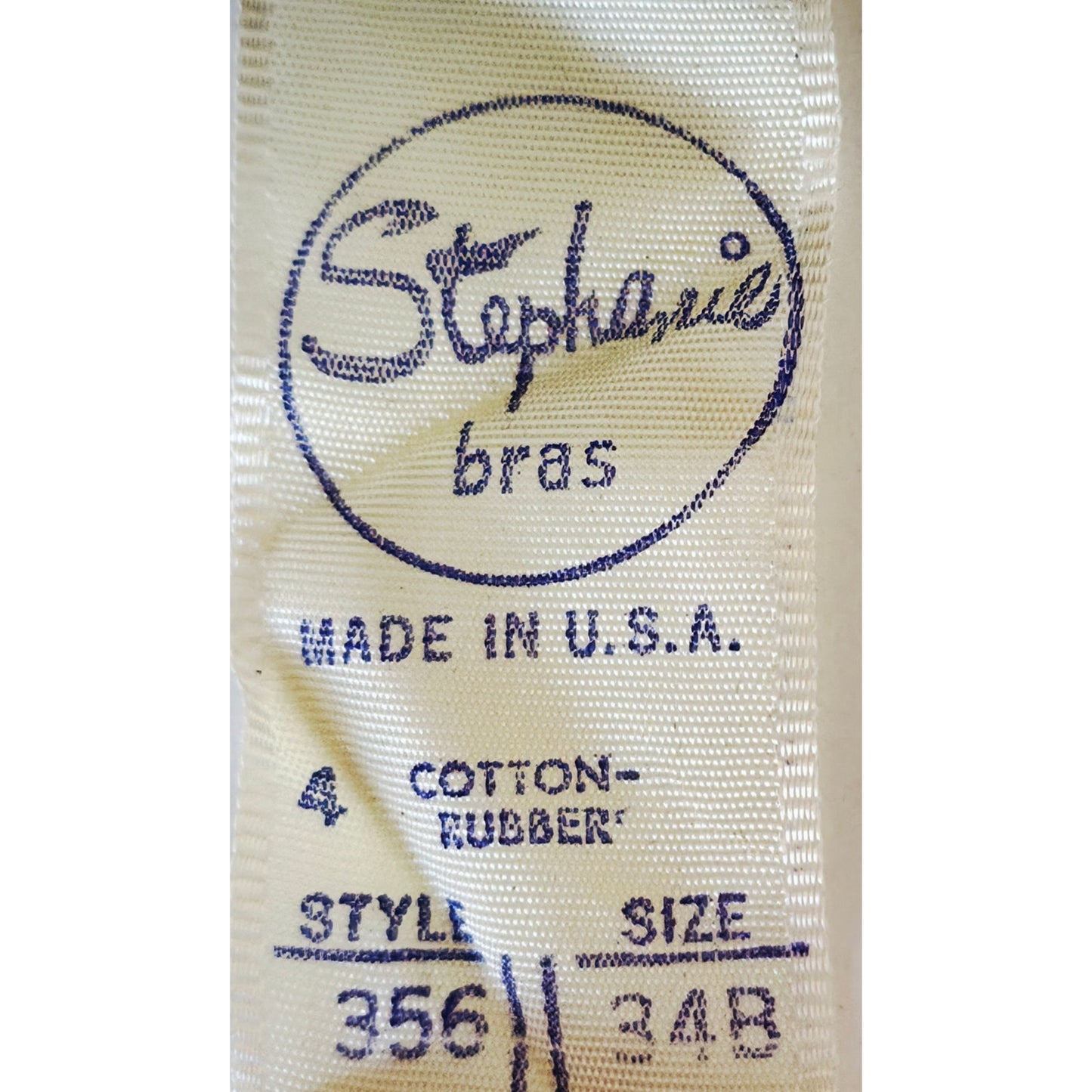 VINTAGE *NEW* 1960's Stephanie Women's Black Padded Strapless Bra Size 34B USA