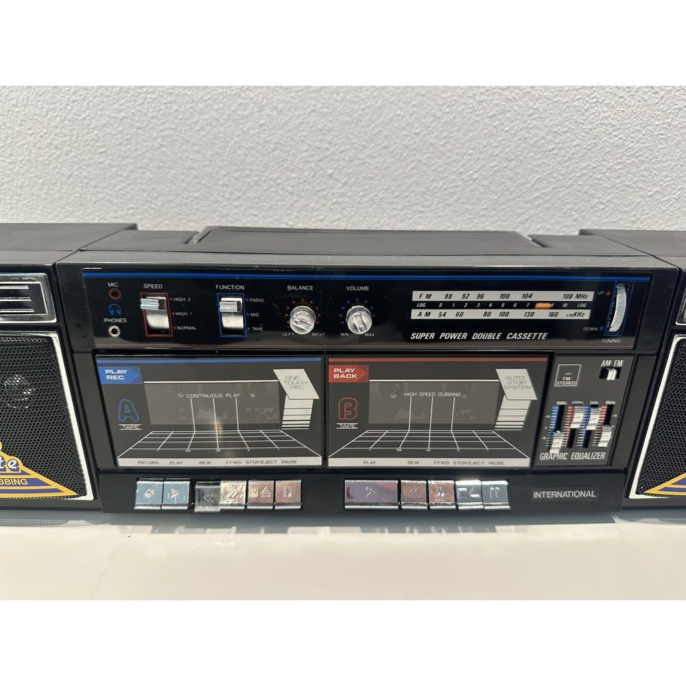Needs Lovin' - VINTAGE 1980's Super Double Cassette AM/FM Boombox