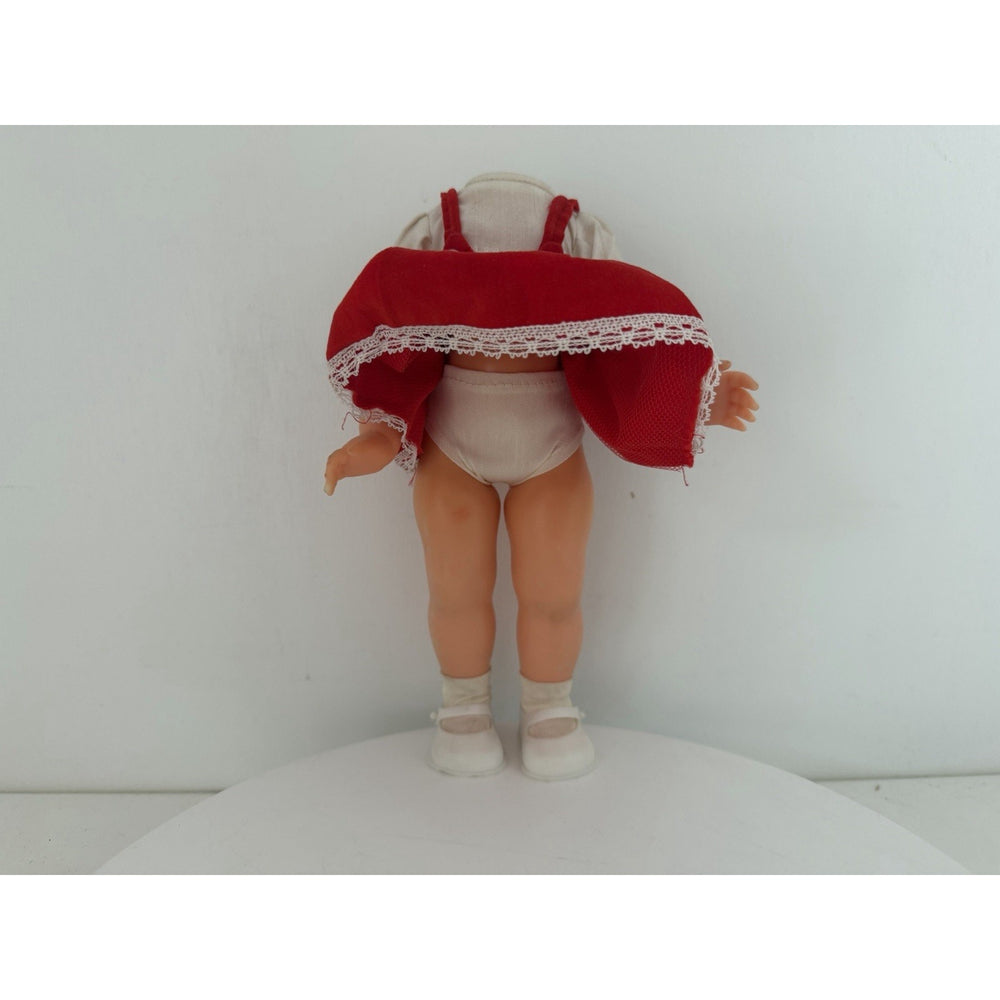 VINTAGE 1960's Headless Doll in Red Dress- Great Prop!