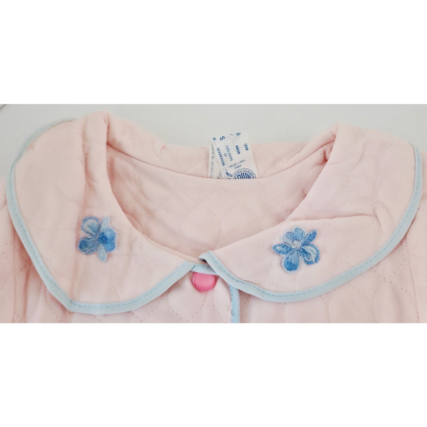 VINTAGE *NEW* 1960's Countess Layne Women's Light Pink Pajama Top Size S