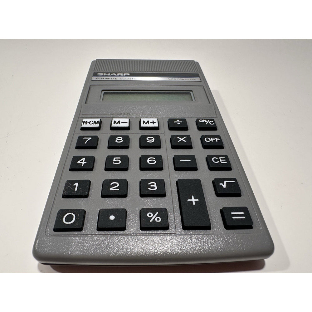 VINTAGE *NEW* 80's Sharp Elsi Mate EL-231S Electronic Calculator JAPAN