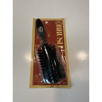 VINTAGE *NEW* 1975 Goody #8101 Black Half-Round Brush Purse Size 6" w/ Nylon Bristles