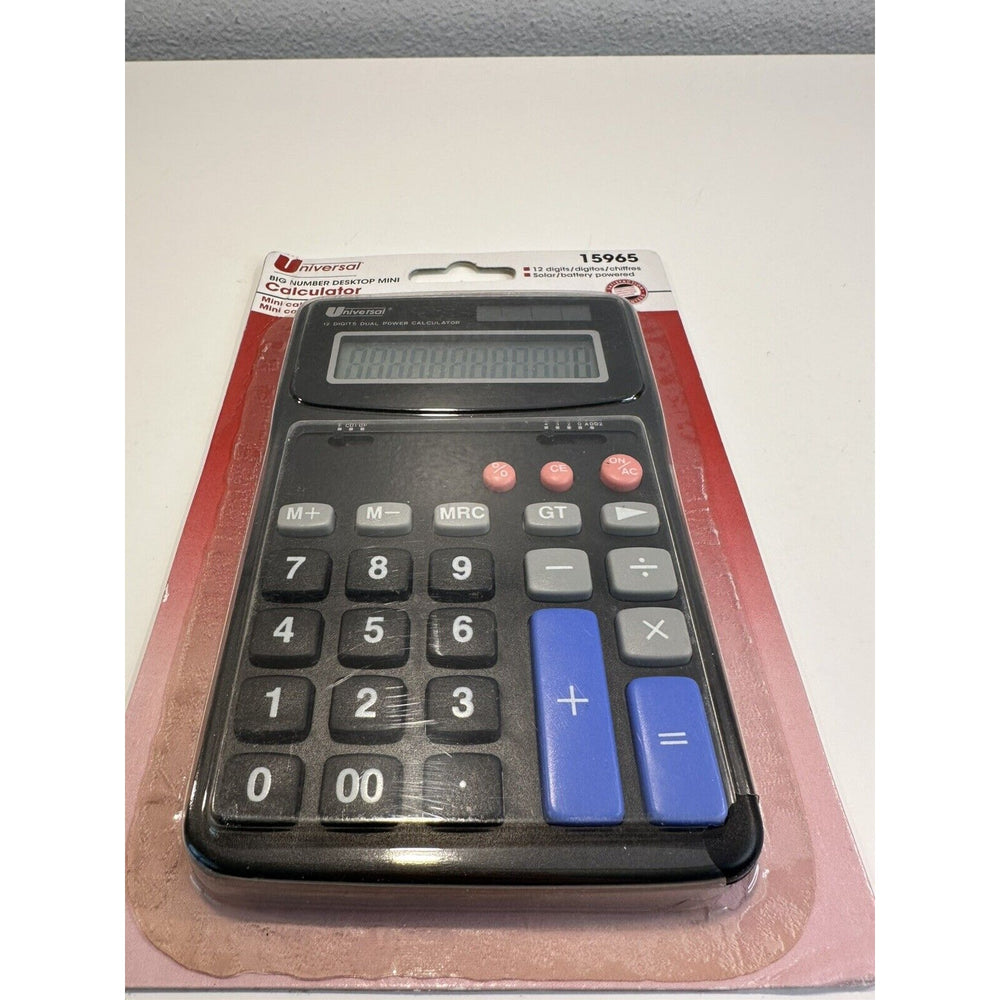 VINTAGE *NEW* Universal 12-Digit 15965 Calculator