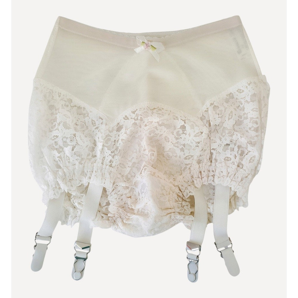 VINTAGE *PRISTINE* 1960's Empire Foundation Women's Lace Girdle Garter Size S