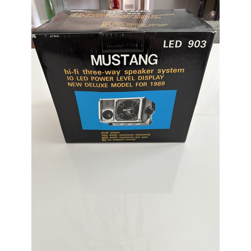 VINTAGE *NEW* 1989 Mustang led 903 Hi-Fi 3Way Woofer 4" Speaker System