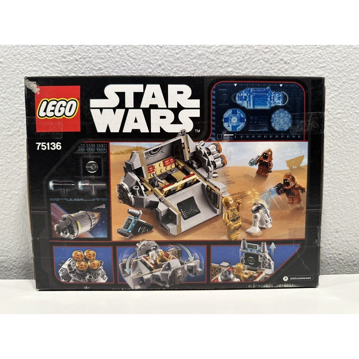 VINTAGE *NEW* Star Wars Lego (75136) Droid Escape Pod