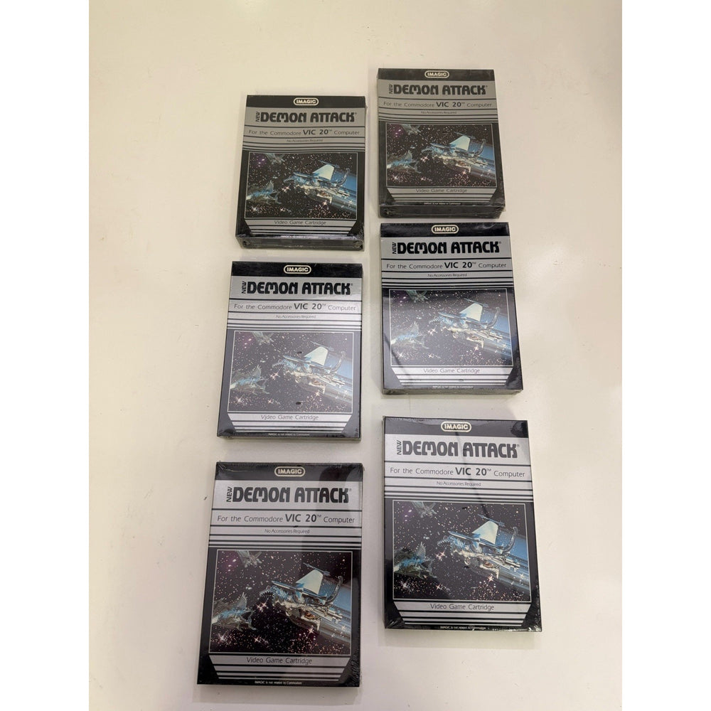 VINTAGE 1983 IMAGIC Commodore VIC 20 DEMON ATTACK Video Game SEALED SET