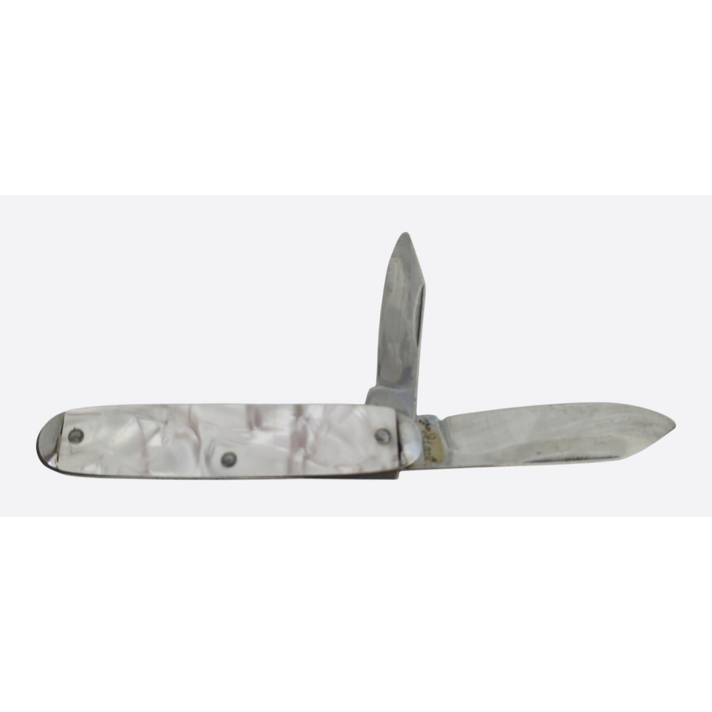 VINTAGE *NEW* 1960's Stainless Steel 2-Blade Pocket Knife