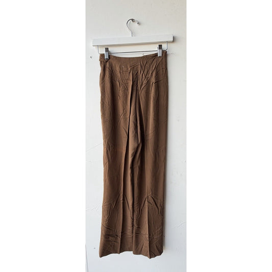 VINTAGE *NEW* 1960's Women's Custom Tailored Brown Pants SEE PHOTOS Size 6