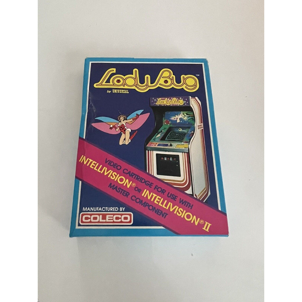 VINTAGE *NEW* 1983 Lady Bug Video Game Intellivision by Coleco ORIGINAL BOX SET