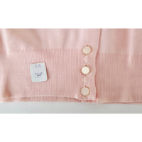 VINTAGE *NEW* 1960's Women's Light Pink Sweater w/Collar 100% Nylon Size 38
