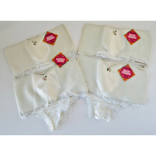 VINTAGE *NEW* 1960's Empire Foundation Women's Bikini Hugger Size L (28) Lot of 4