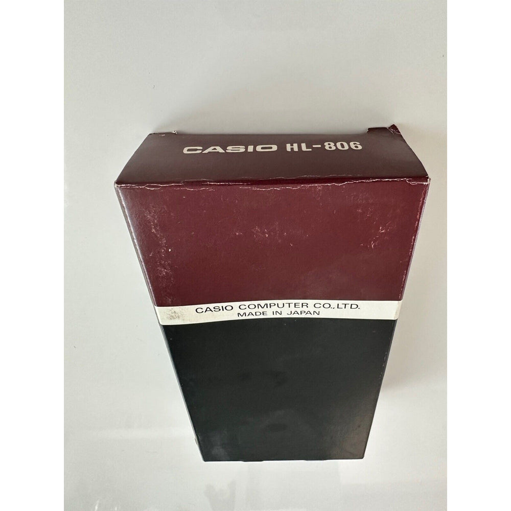 VINTAGE *NEW* Casio HL-806 Electronic LCD Calculator