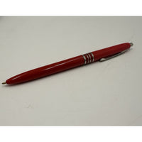 VINTAGE *NEW* Set of 3 Kwik Klik Ballpoint Pens in Case Red/Silver USA