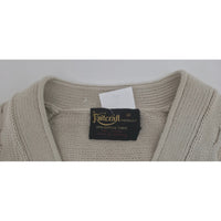 VINTAGE *NEW* 1970's Beige Women's Sweater Vest with Belt 100% Acrylic Size 34