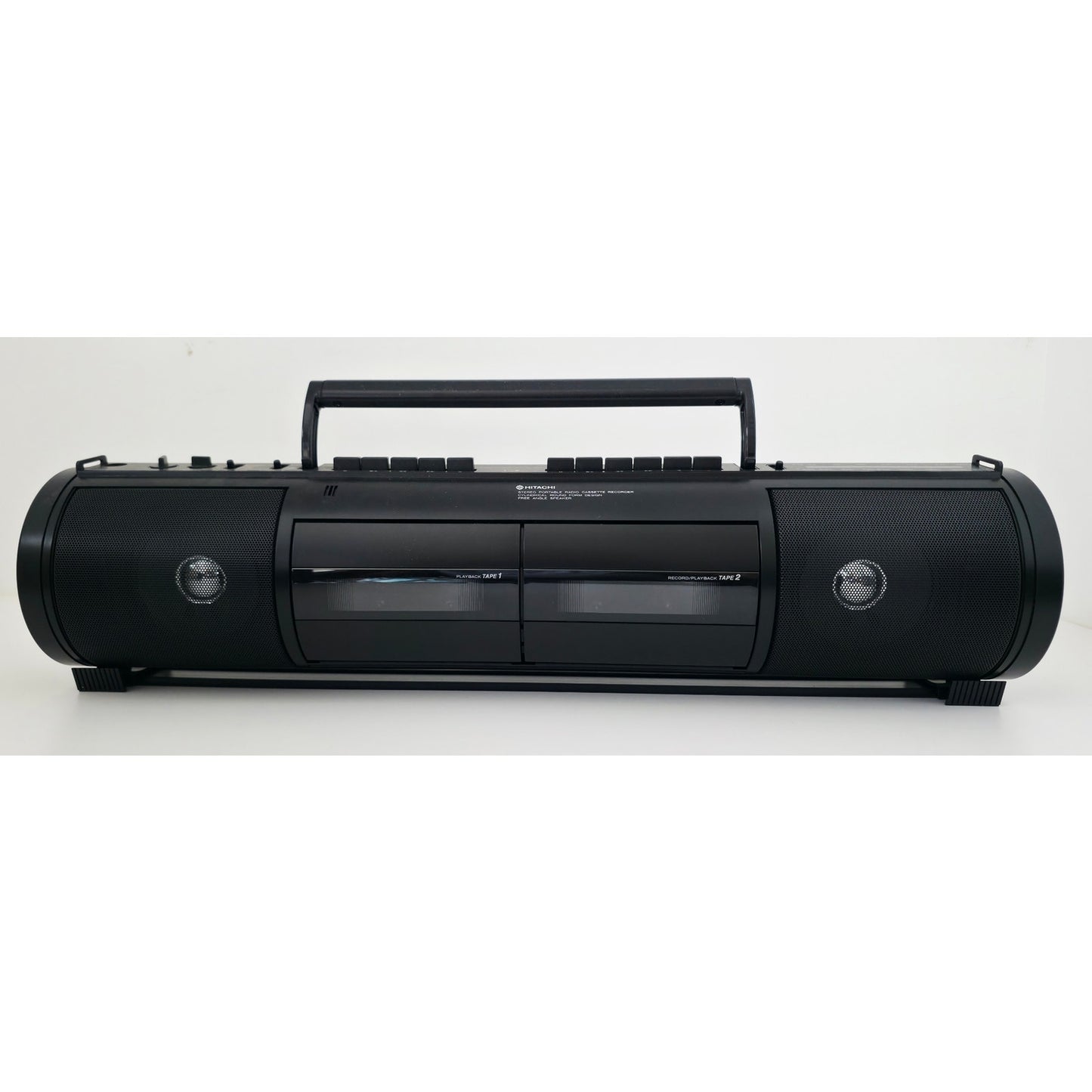 VINTAGE *NEW* 1988 Hitachi TRK-CW3H Cylindrical Dual Cassette AM/FM Boombox
