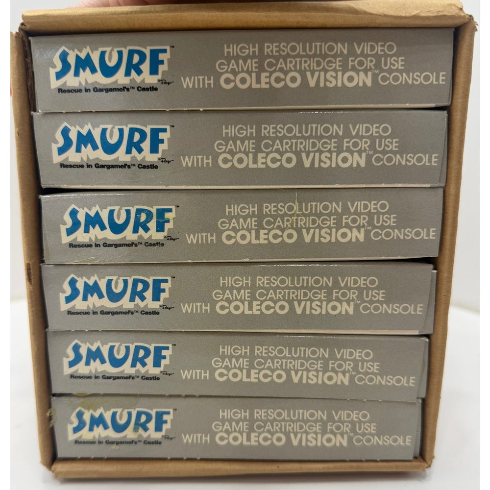 Vintage *NEW* 1982 SMURF: Rescue In Gargamel's Castle - Colecovision - BOX SET
