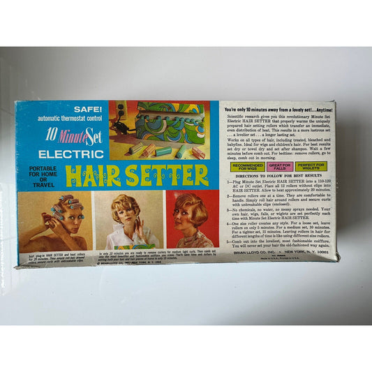 VINTAGE *NEW* Bacarola 10-min Electric Set of 18 Roller Hair Setters