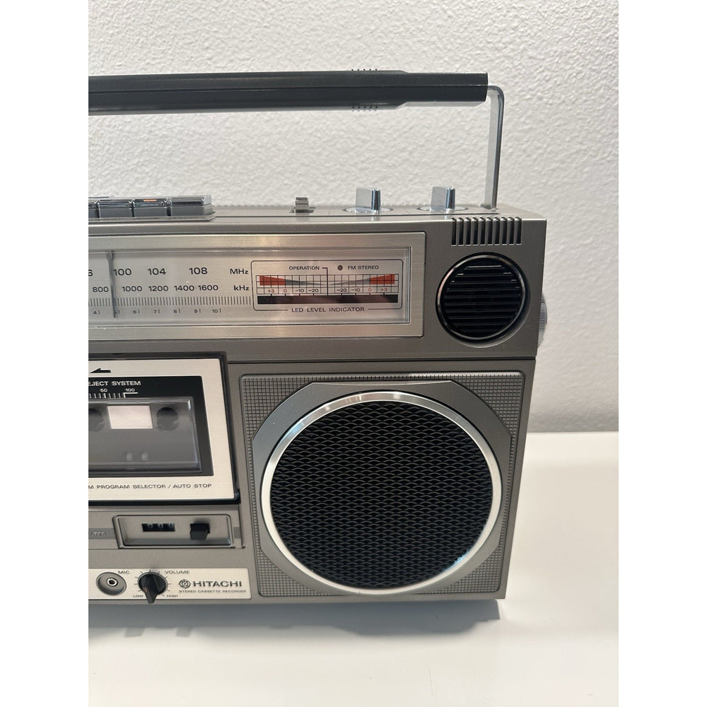 Needs Lovin' - VINTAGE 1980's Hitachi TRK-8020H AM/FM Cassette Stereo Boombox 4 Speaker