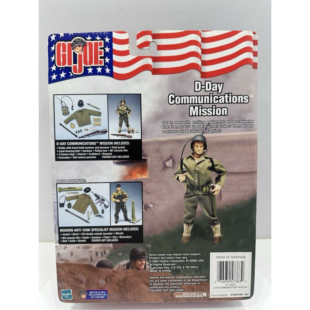 VINTAGE *NEW* 2002 GI Joe Battle Gear D-Day Communication Mission Set