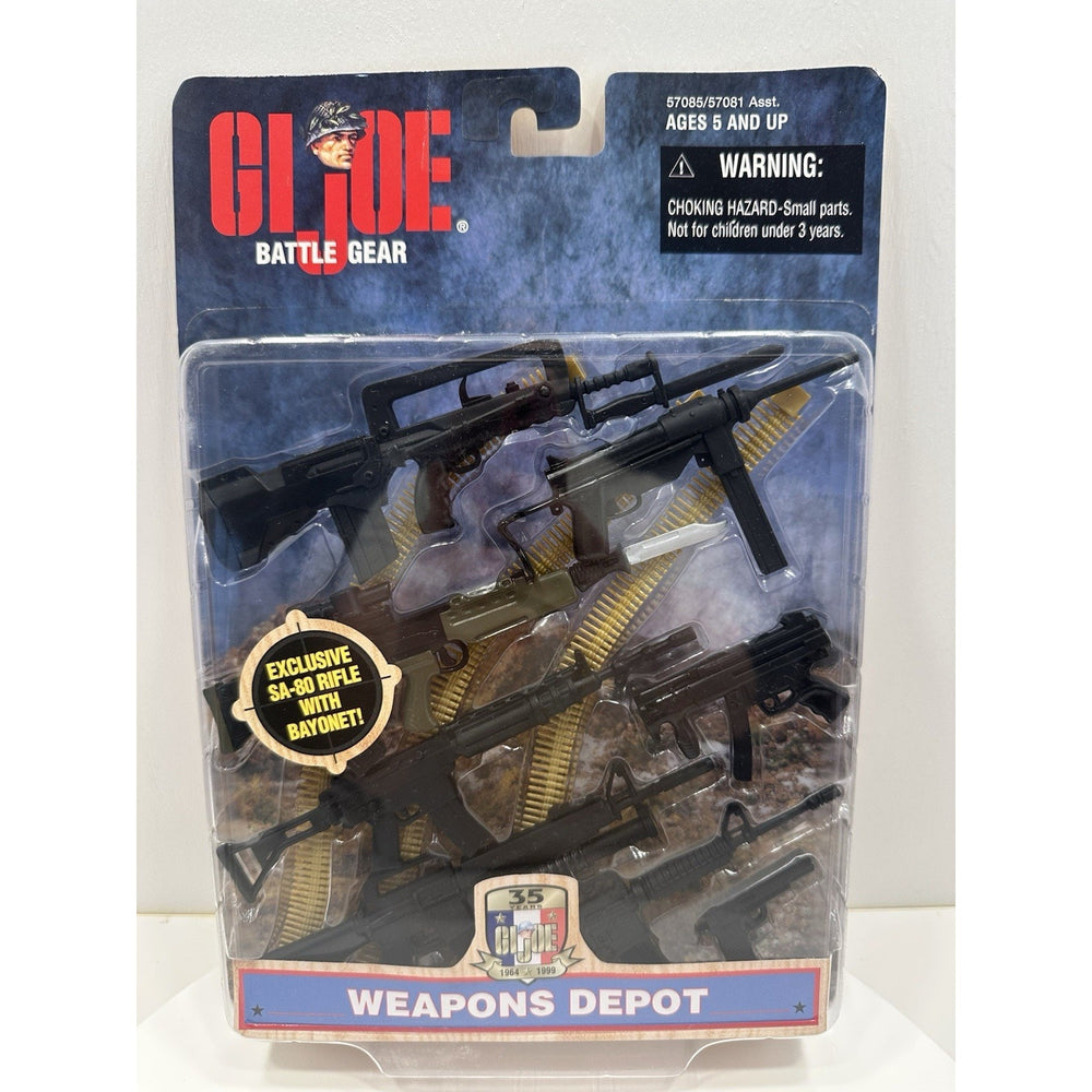 VINTAGE *NEW* 1998 GI Joe Battle Gear Weapons Depot Set