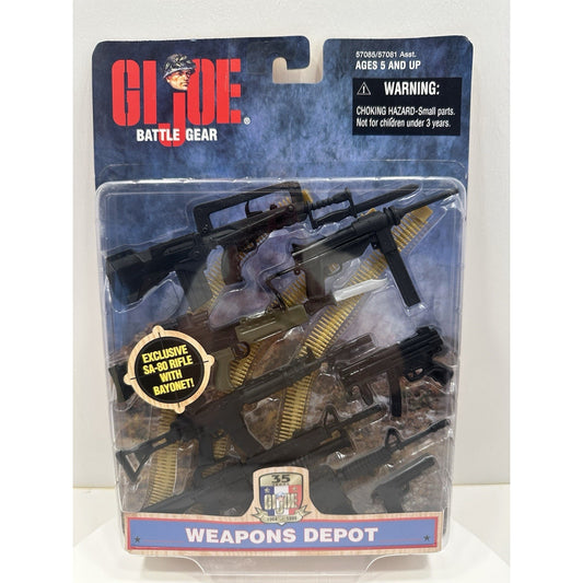VINTAGE *NEW* 1998 GI Joe Battle Gear Weapons Depot Set