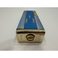 VINTAGE *NEW* 1950's Imperial Blue with Silver Design Super Lighter