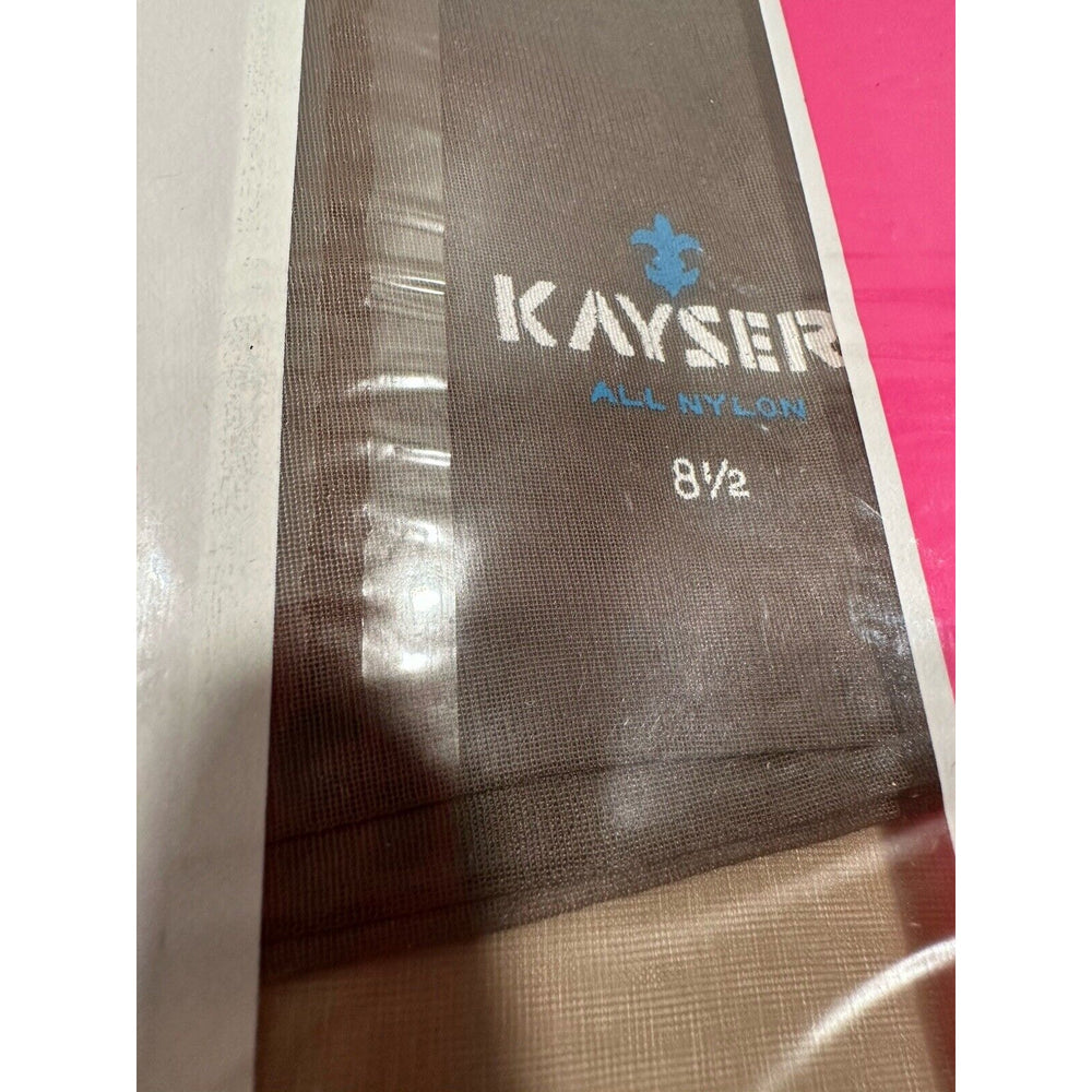 VINTAGE *NEW* Kayser Hosiery-Seamless-Grey-3pair-Sz8.5M