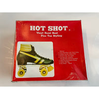 VINTAGE *NEW* 1970's Hot Shot Vinyl Demi-Boot Roller Skates- Men's 8/Women's 10