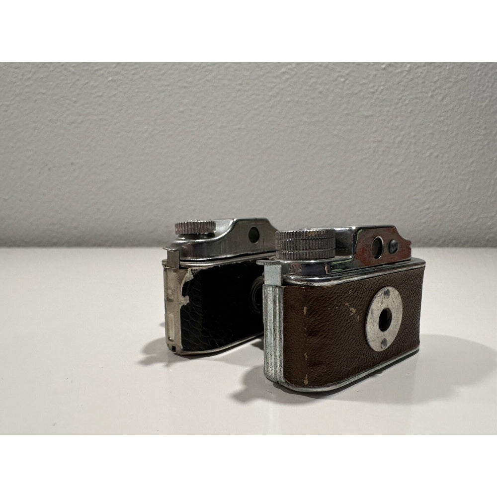 VINTAGE *NEW* 1970's Set of Micro Miniature Metal Working Cameras Japan