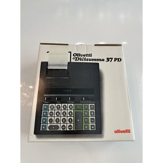 VINTAGE *NEW* Olivetti Divisumma 37PD Adding Machine