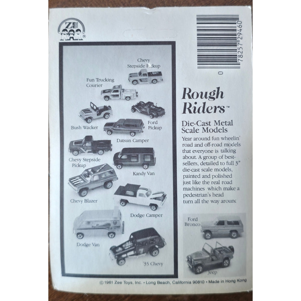 VINTAGE *NEW* 1981 Rough Rider Blue Ford Pickup Metal Scale Die Cast Toy Truck