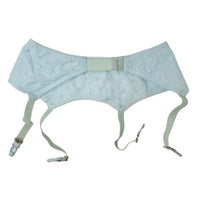 VINTAGE *NEW* 1950's Women's Light Blue Garter w/Flowers Size L