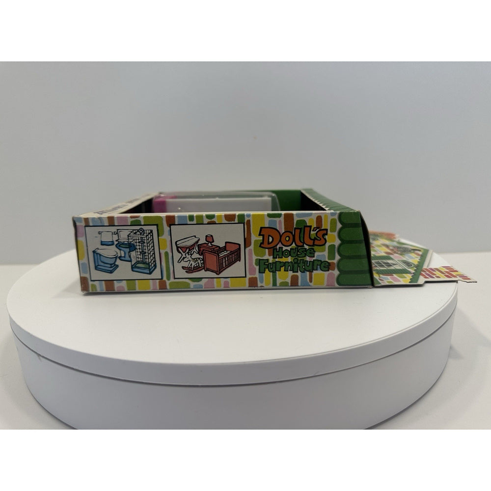 VINTAGE *NEW* 1970's Bathroom Dollhouse Furniture Set