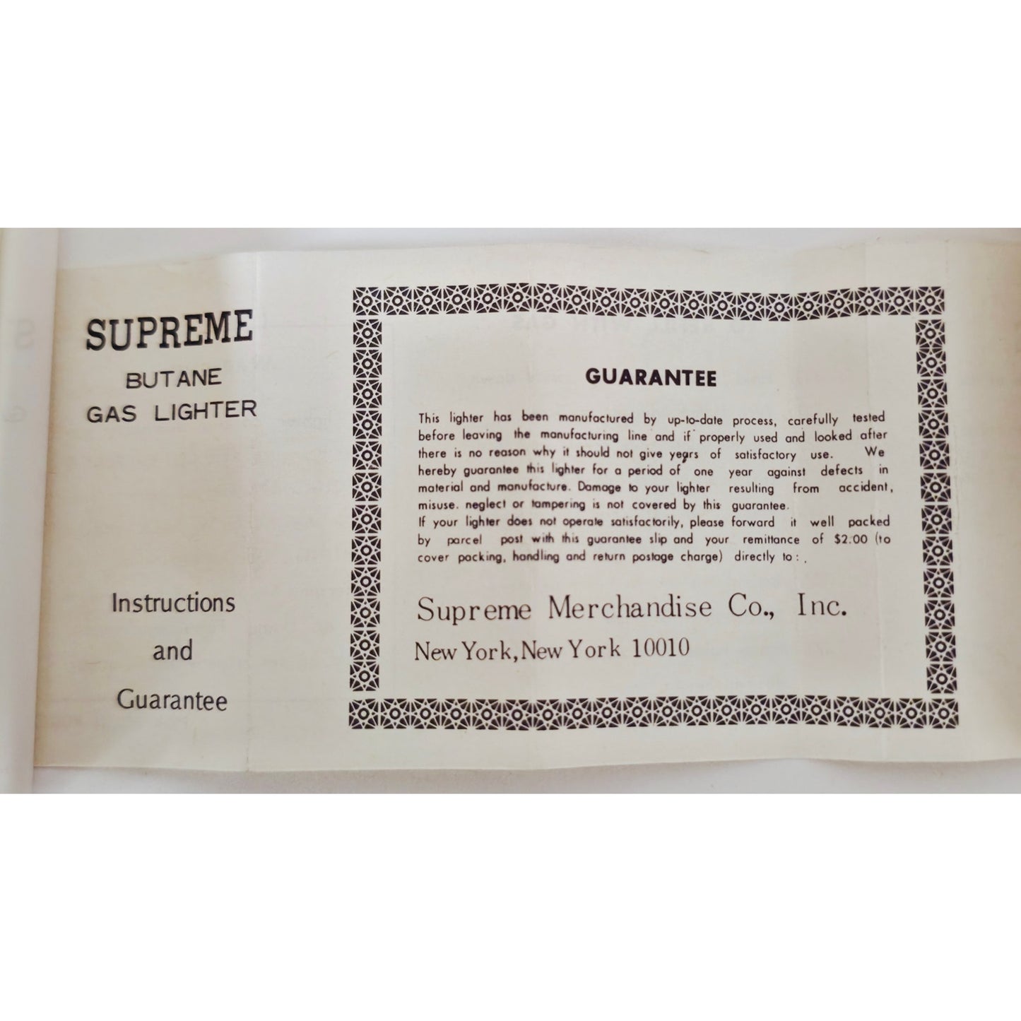 VINTAGE *NEW* 1960's Silver and Gold Textured Lighters by Supreme USA Set of 2
