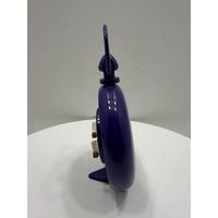 VINTAGE *NEW* 1970's Dynasty 7" Keywound Metal Alarm Clock - Purple