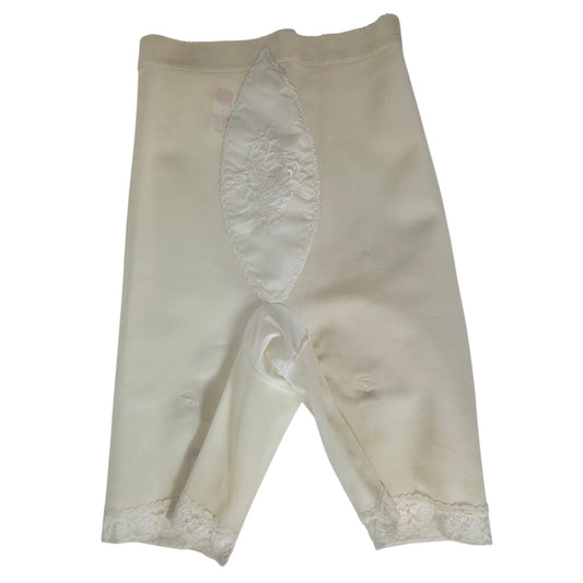 VINTAGE *NEW* 1960's Women's Cream High-Waisted Girdle with Garters Size S USA