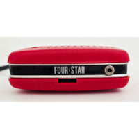 VINTAGE *NEW*1970's Four Star FS-7 Red Solid State AM Transistor Radio