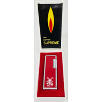 VINTAGE *NEW* 1960's Supreme Red Gas Lighter with Windmill in Original Box USA