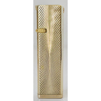 VINTAGE *NEW* 1960's Thin Gold Textured Lighter in Original Box by Supreme USA