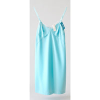 VINTAGE *NEW* 1960's Kayser Women's Bright Blue Slip Dress Size 34 USA
