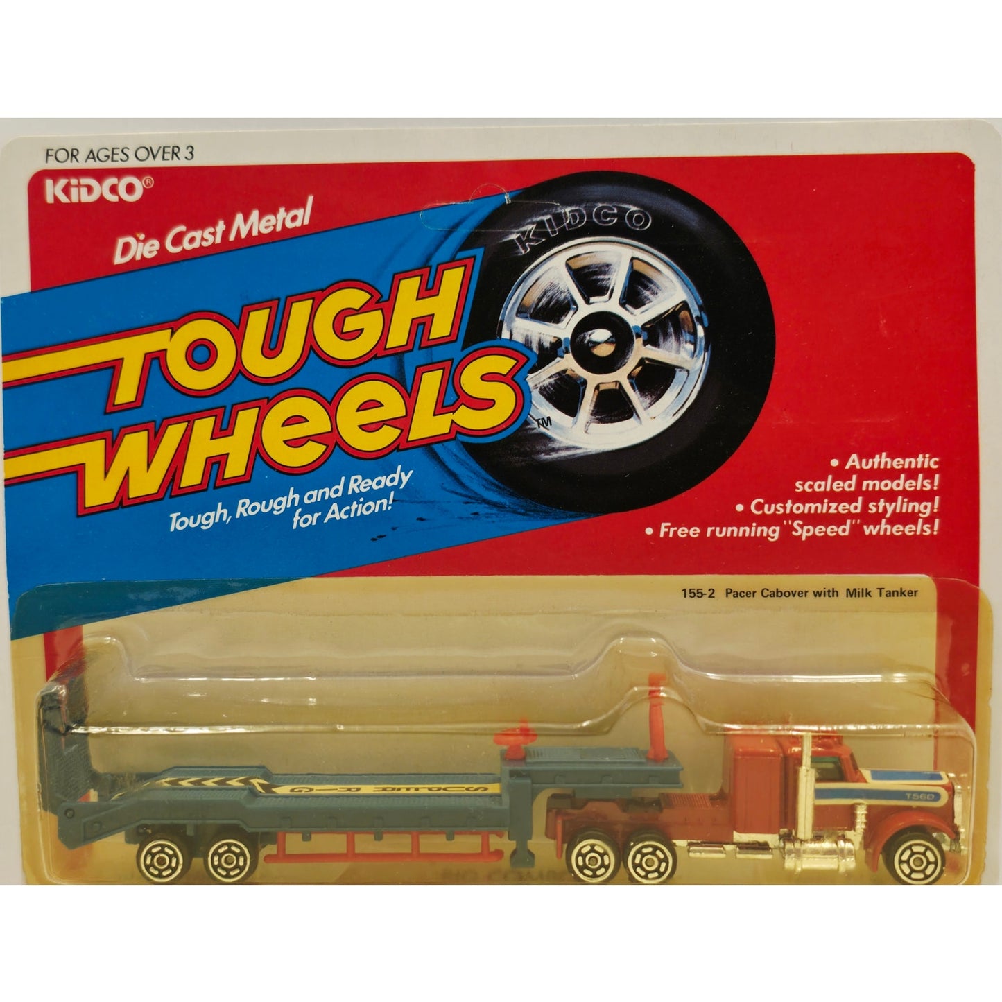 VINTAGE *NEW* 1981 Kidco Tough Wheels Pace Cabover & Long Haul Die-Cast Toys