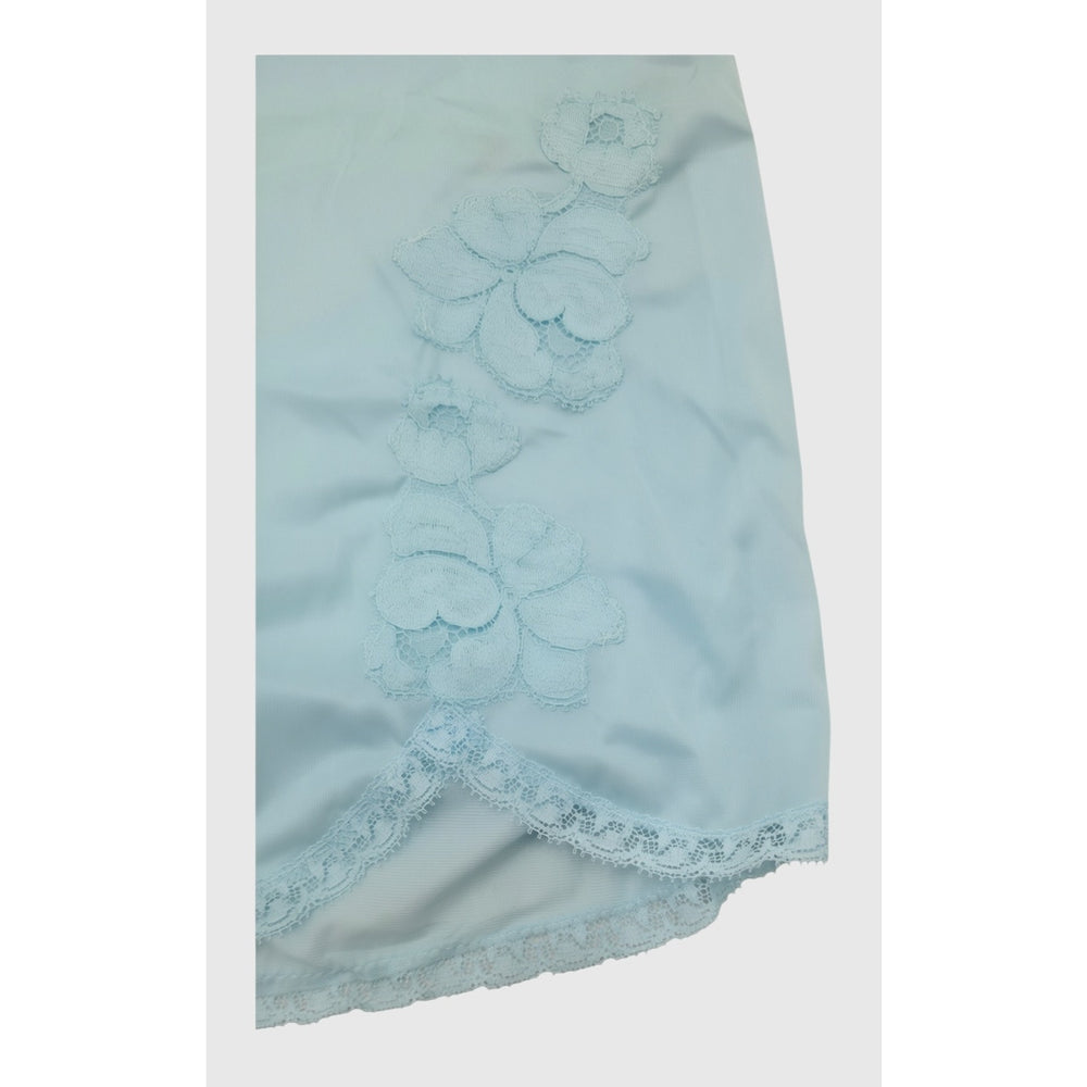 VINTAGE *NEW* 1960's Kayser Women's Light Blue w/Lace Bloomers Panties Size S