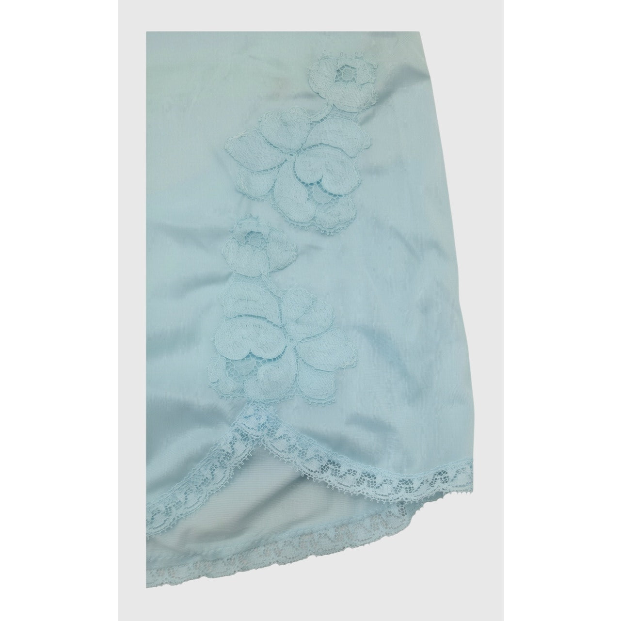 VINTAGE *NEW* 1960's Kayser Women's Light Blue w/Lace Bloomers Panties Size S