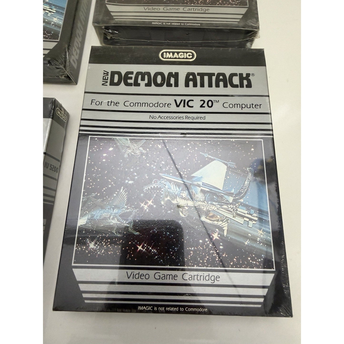 VINTAGE 1983 IMAGIC Commodore VIC 20 DEMON ATTACK Video Game SEALED SET