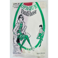 VINTAGE *NEW* 1960's Girls Opaque  Pant Hose Red Size 12-14  Set of 3 USA