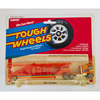 VINTAGE *NEW* 1981 Kidco Tough Wheels California Hauler & Long Haul Die-Cast Toy
