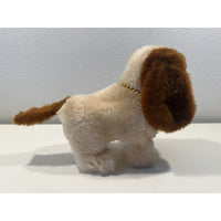 VINTAGE *NEW* 1970's Lovely Dog Walking Barking White Collared Dog